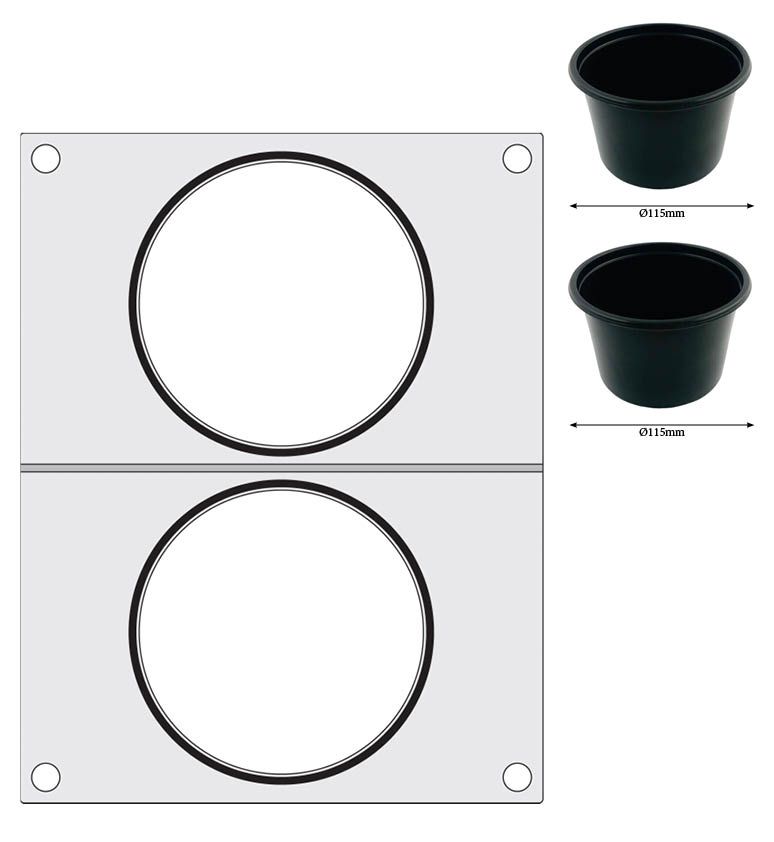 Traysealer Matrix, Hendi, 2x Soepcontainer ø115 Mm - Afbeelding 3