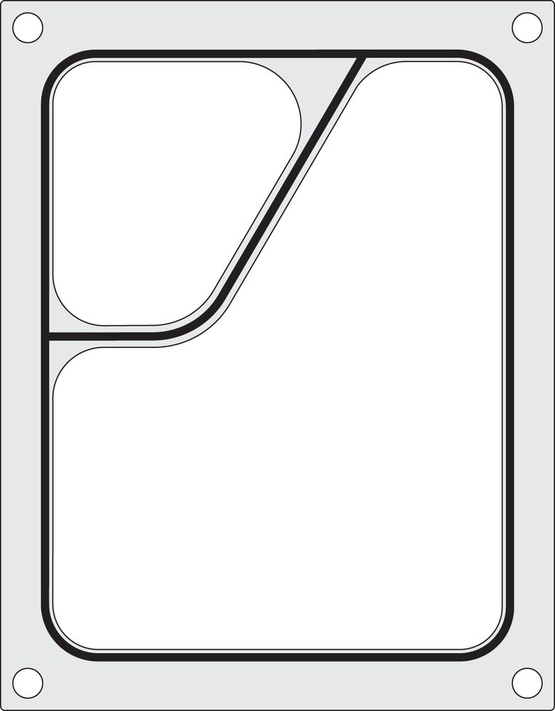 Traysealer Matrix, Hendi, Tweedelige Colt Container Colt 227x178 Mm