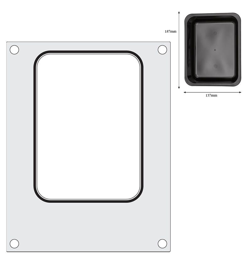 Traysealer Matrix, Hendi, Container 187x137 Mm - Afbeelding 3