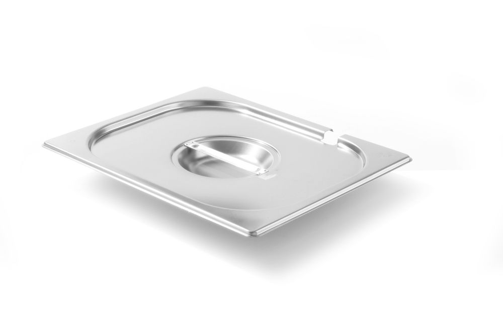Deksel Voor GN Containers Met Lepeluitsparing, Hendi, Kitchen Line, GN 1/2, 265x325mm