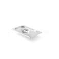 Deksel Voor GN Containers Met Lepeluitsparing, Hendi, Kitchen Line, GN 1/4, 265x162mm