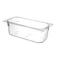 Ijscontainer Van Polycarbonaat, Hendi, 5L, Transparant, 360x165x(h)120mm