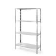 Opbergrek Met 4 Planken, Hendi, Kitchen Line, 1000x400x(h)1800mm