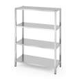 Opbergrek Met 4 Planken, Hendi, Kitchen Line, 1200x500x(h)1800mm