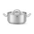 Kookpan Laag - Met Deksel, Hendi, Kitchen Line, 2,9L, ⌀200x(h)95mm