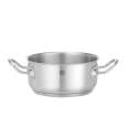 Hendi Kookpan Laag | Zonder Deksel | Kitchen Line | 1,5L | Ø160x(H)75mm | RVS | Inductiegeschikt