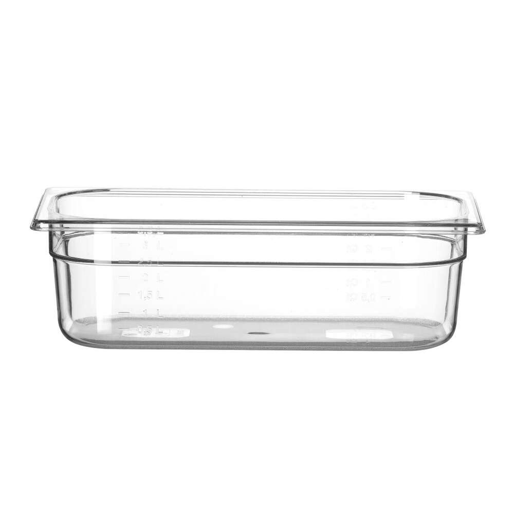 Container GN 1/3 Polycarbonaat, Hendi, Profi Line, GN 1/3, 4L, Transparant, 325x176x(h)100mm