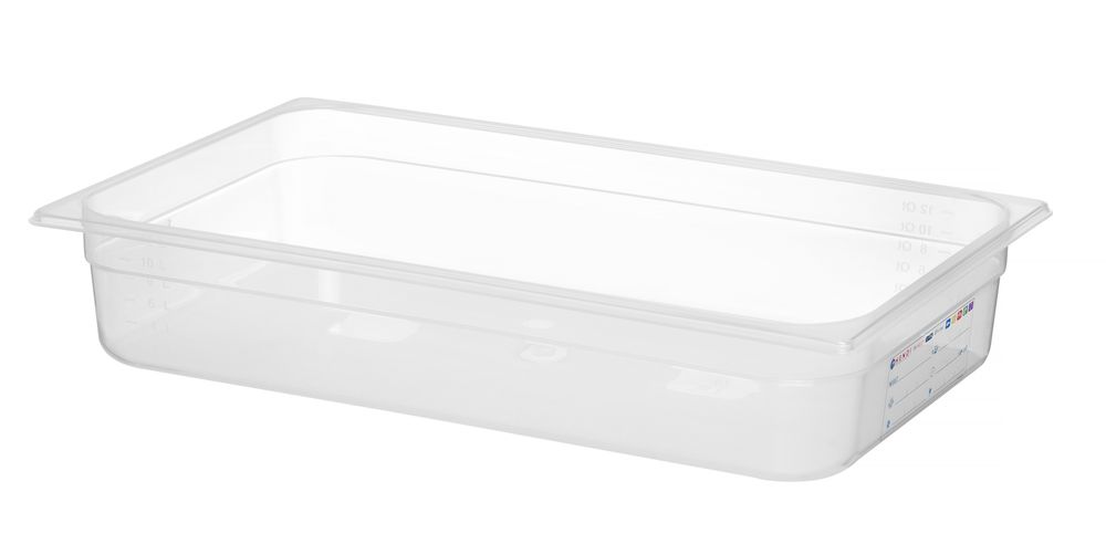 Container GN 1/1, Hendi, GN 1/1, 12L, Transparant, 530x325x(h)100mm - Afbeelding 2