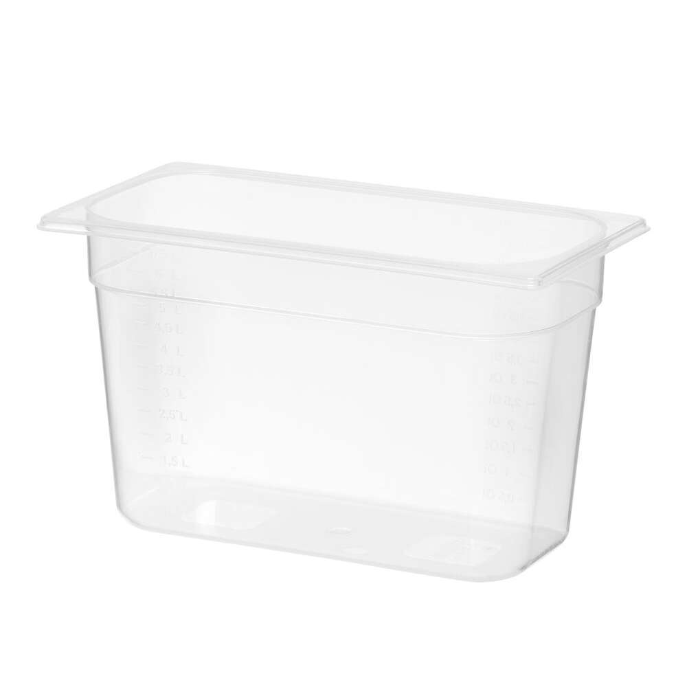 Container GN 1/3 Polypropyleen, Hendi, Profi Line, GN 1/3, 7,8L, Transparant, 325x176x(h)200mm