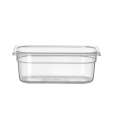 Container GN 1/4 Polypropyleen, Hendi, Profi Line, GN 1/4, 2,8L, Transparant, 265x162x(h)100mm