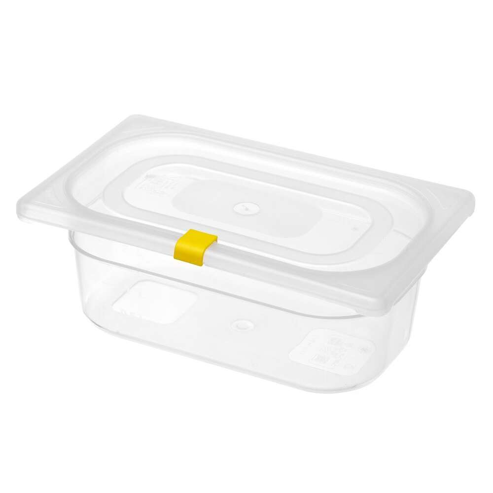Deksel Clips Voor Haccp Voorraaddozen, Hendi, Geel, 12 St
