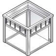 Neutrale Mandenlowerator 500x500 Mm