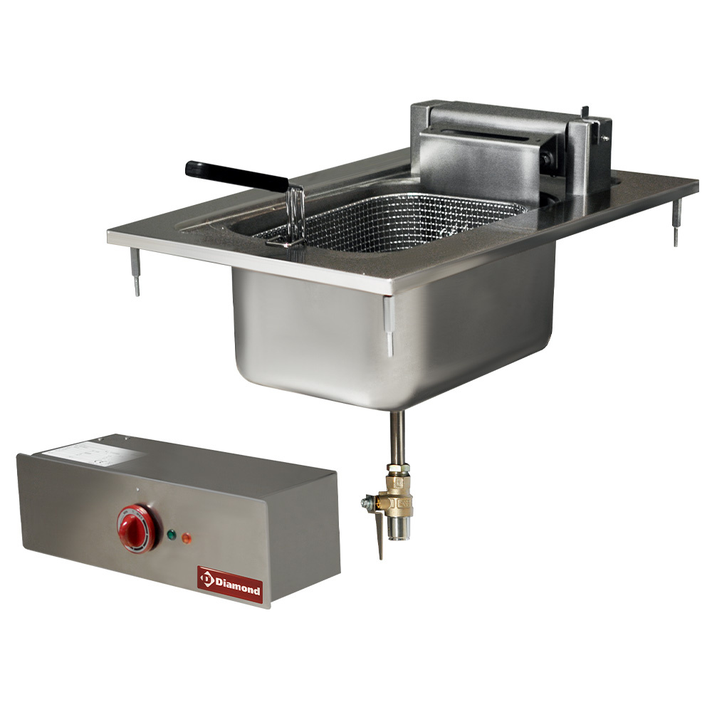 Diamond Elektrische | Friteuse | Inbouw | 10L | 400v | 400x600mm