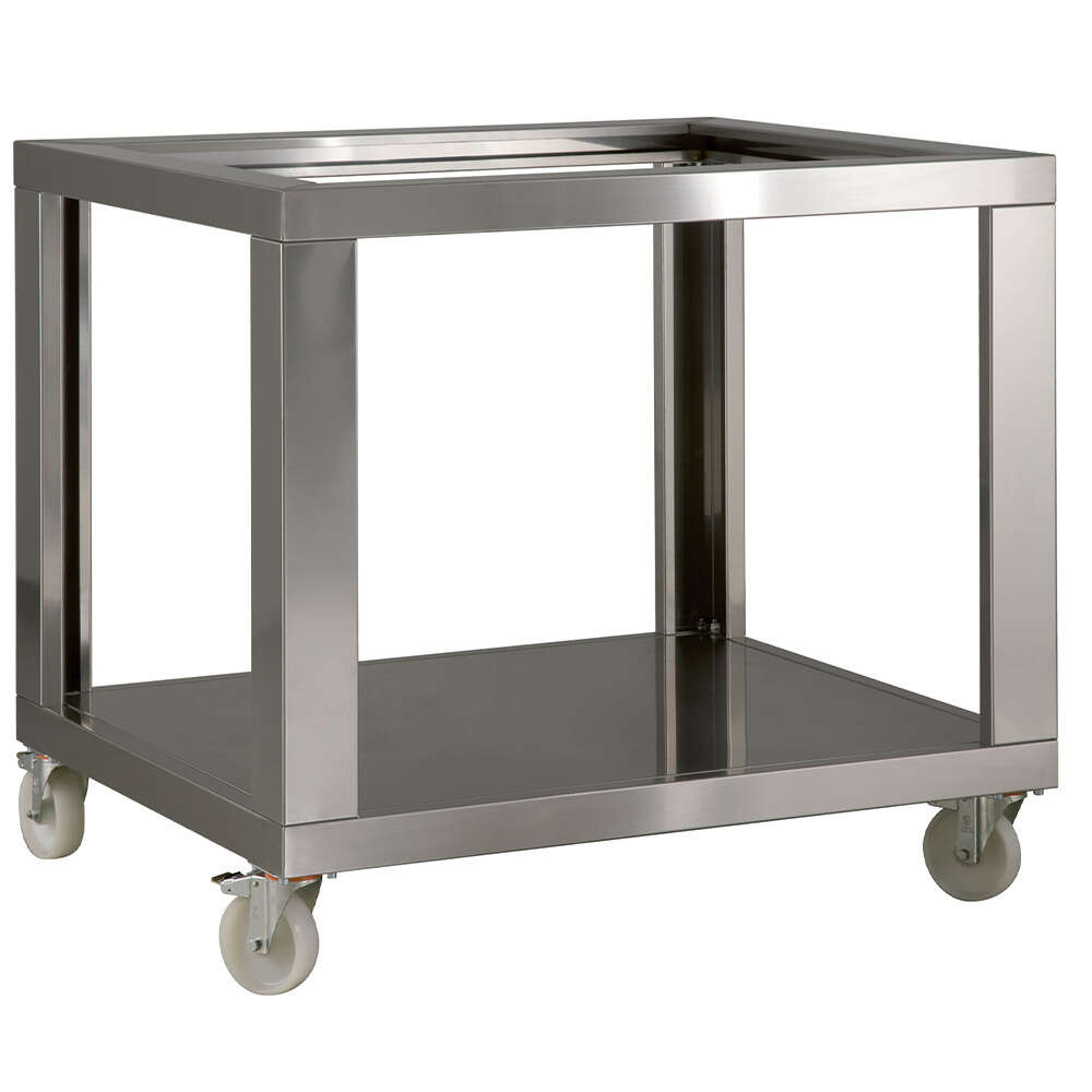 Imitatie RVS Steun Voor Gl9/33, Wielen, 2 Met Rem