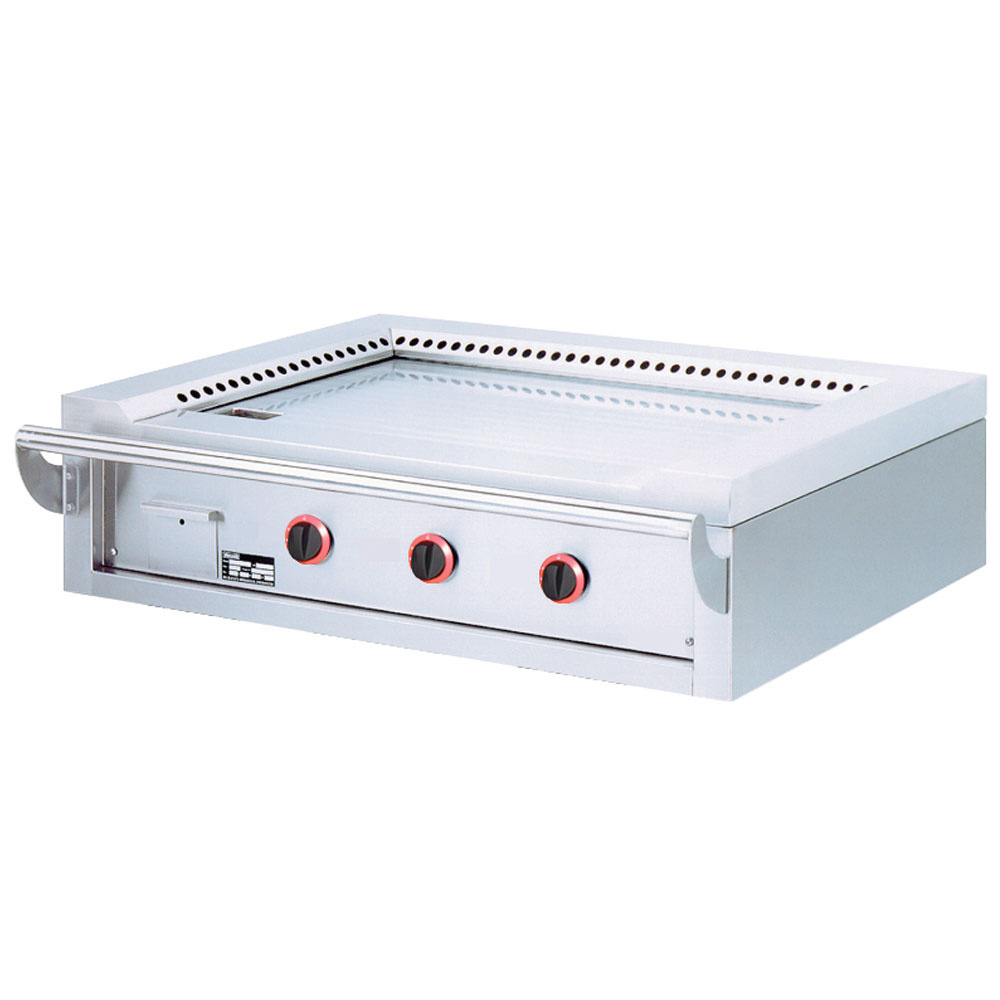 Diamond Teppanyaki | Gasplaat | 3 Zones | 1440x770x450mm