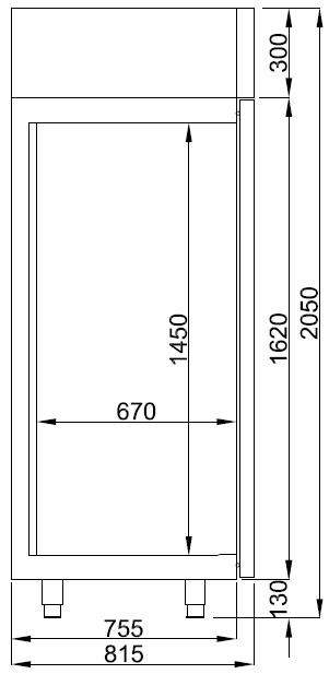 Combisteel | Chocolade Bewaarkast | 700 Liter - Afbeelding 4
