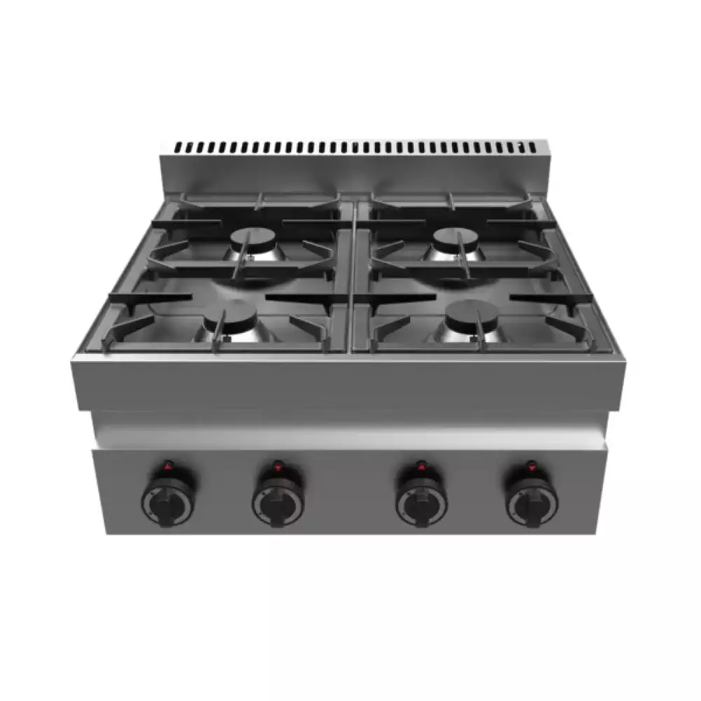 Unni-cooking | Fornuis | Tafelmodel | Gas | 4 Branders | 4x 6.5kw | 700x650x300/540