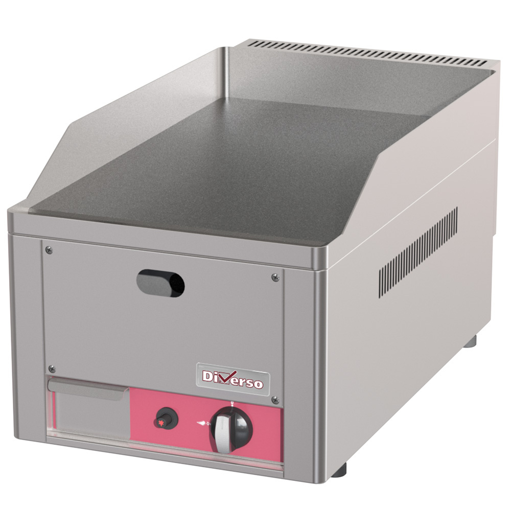 Diverso by Diamond Bakplaat | Glad Oppervlak | 1 Brander | 4kw | 330x530x290mm