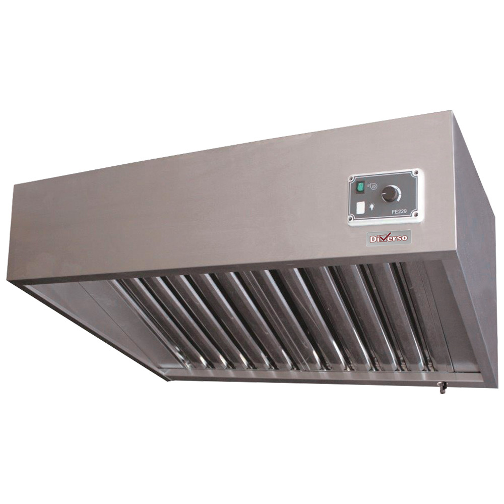 Diverso By Diamond Afzuigkap | Schuin Model | Incl. Motor En Regelaar | 1500m³/u | 1500x700x460mm