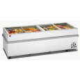 Diamond Supermarkt Vrieskist | 1100L | Wit | Geforceerd | Schuifdeksels | 2500x860x780mm