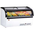 Diamond Supermarkt Vrieskist | 492L | Wit/zwart | Geforceerd | Schuifdeksels | 1500x940x880mm