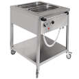Bain Marie Wagen | 2x 1/1 GN | 0°c/90°c | 230v | Aftapkraan | 910x660x870mm