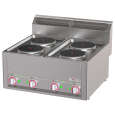 Diverso by Diamond Fornuis | COOKING LINE 600 | Elektrisch | 4 Kookpunten Ø180 | 8kW | 400V | 660x600x290/435mm