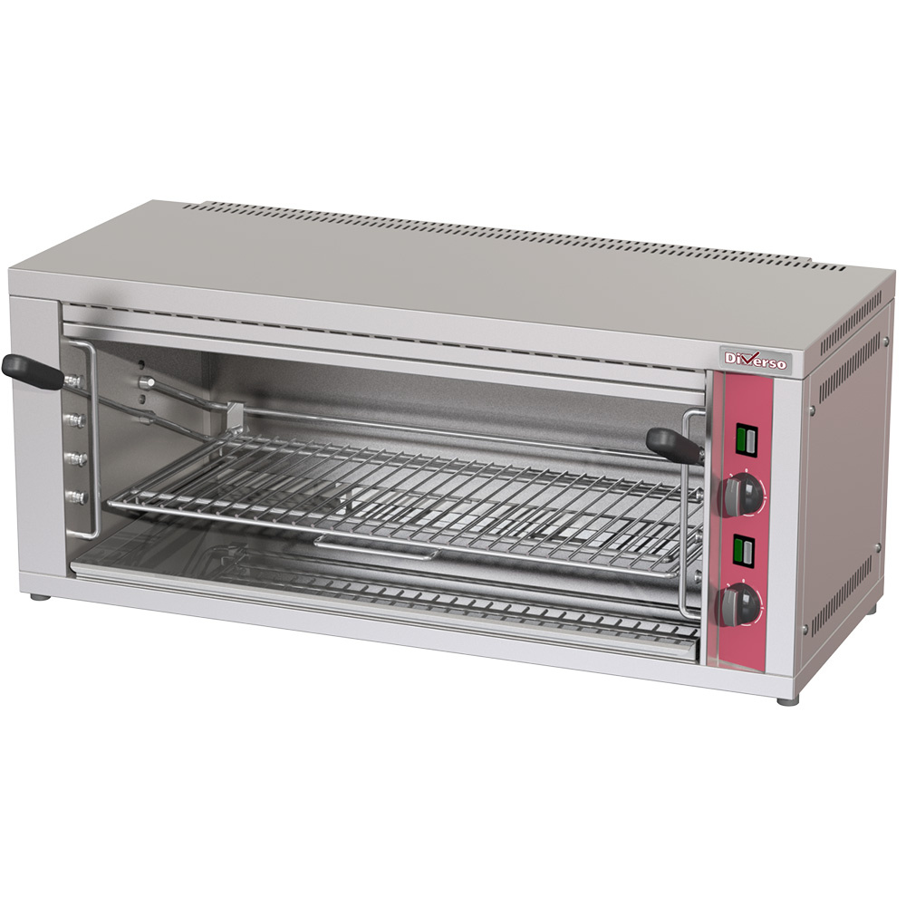 Diverso by Diamond Salamander Toaster | 1 Niveau | Elektrisch | 4.4kW | 400V | Doorgeefsysteem | 875x370x380mm