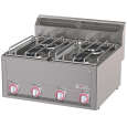 Diverso by Diamond Fornuis | COOKING LINE 600 | Gas | 4 Branders 2x 3kW + 2x 3.6kW | 660x600x290/435mm