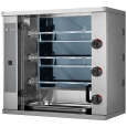 Diverso by Diamond Kippengrill | Small | Elektrisch | 3 Spitten | 9 Kippen | 400V | 800x400x735mm