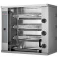Diverso by Diamond Kippengrill | SMALL | Gas | 3 Spitten | 9 Kippen | 12kW | 230V | 800x400x735mm