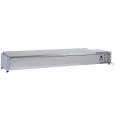 Diverso by Diamond Horeca Opzetkoelvitrine | 10x 1/4 GN | RVS Deksel | 2070x335x282mm