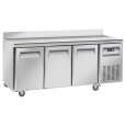 Diverso by Diamond Koelwerkbank | 253L | 3 Deuren | Geforceerd | Achter Rand | Wielen | 1800x700x850/950mm