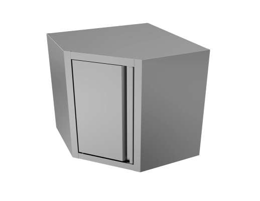 Unninox Hoekwandkast | RVS | 700x700x660mm
