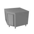 Unninox RVS Hoekwerkkast | Deur | 600 Diep | 1000x1000x850/900(h)mm