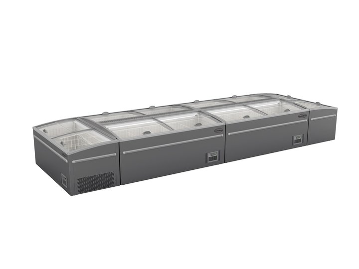 Combisteel Supermarkt Vrieskist | 530L | Grijs | Statisch | Schuifdeksels | 1450x850x870mm - Afbeelding 2