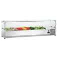 Unnicool Opzetkoelvitrine | RVS | 9x 1/3 GN | +2°c/+8°c | 2000x395x435mm