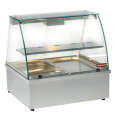 Diamond Warmhoudvitrine | Bain Marie | 2x GN 1/1 | 695x602x680mm