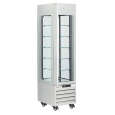 Diamond Koel-/Vriesvitrine | EXALTA | 260L | Wit | +5°C/-22°C | Geforceerd | 6 Niveaus | Wielen | 450x650x1900mm
