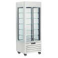 Diamond Koel-/Vriesvitrine | EXALTA | 440L | Wit | +5°C/-22°C | Geforceerd | 6 Niveaus | Wielen | 700x650x1900mm
