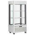 Diamond Wijnkoelvitrine | EXALTA | Energiezuinig | 600L (120x 75cl) | Wit | 1 Zone | 0°C/+10°C | Geforceerd | Wielen | 900x650x1900mm