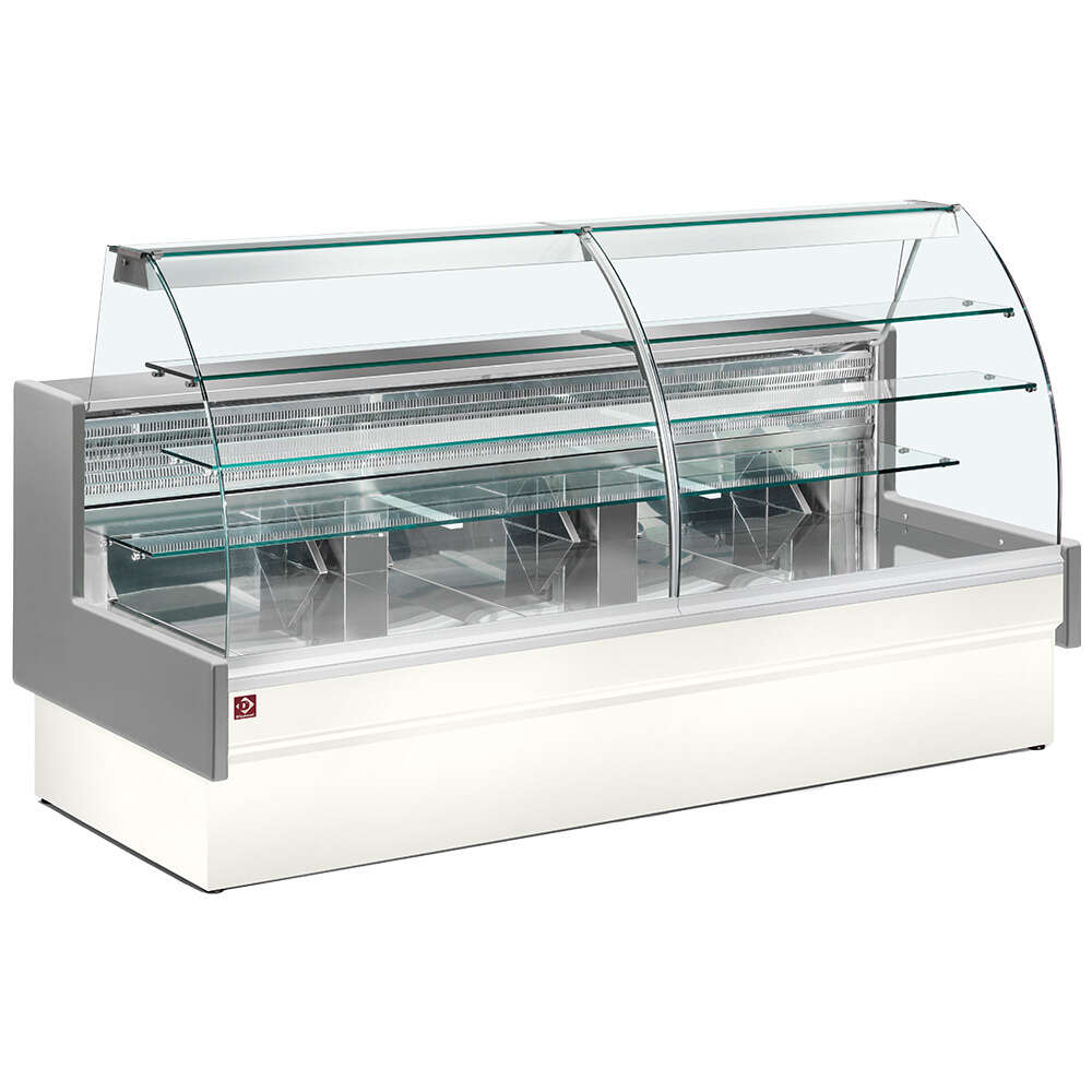 Diamond Banket Koeltoonbank | Statisch | Zonder Reserve | Grijs/wit | 2200x980x1237mm