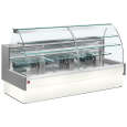 Diamond Banket Koeltoonbank | Statisch | Zonder Reserve | Grijs/wit | 2200x980x1237mm