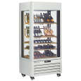 Diamond Wijnkoelvitrine | EXALTA | Energiezuinig | 600L (99x 75cl) | Wit | 1 Zone | 0°C/+10°C | Geforceerd | Wielen | 900x650x1900mm