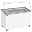 Diamond Schepijsvitrine | 381L | 7x 5L | -15°C/-23°C | Statisch | Gekoelde Reserve | Wielen | 1305x635x1255mm