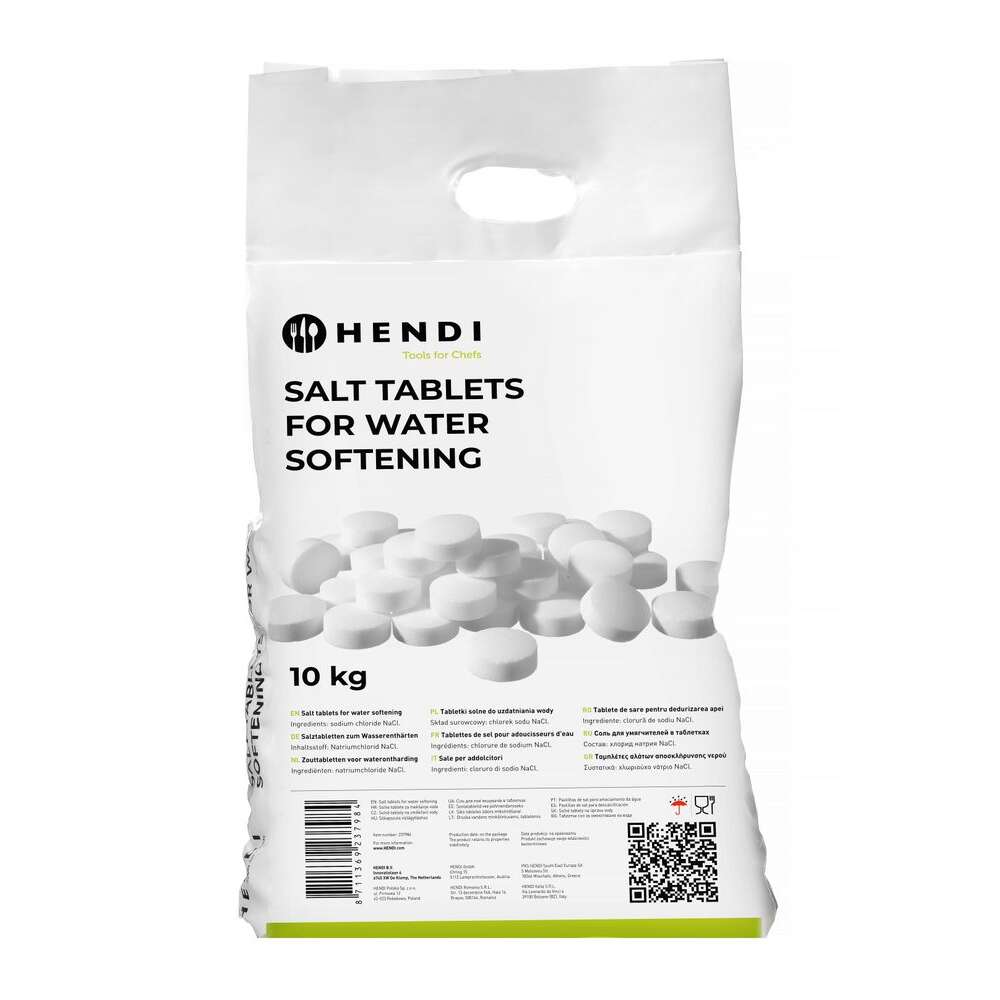Zouttabletten voor waterontharding, HENDI, 10 kg