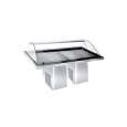 CombiSteel Gekoelde Vistoonbank | 188cm | RVS | -5°C