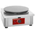 Diamond Gaspannenkoekplaat | Geëmailleerde Gietijzeren Plaat Ø400mm | 60 pannenkoeken/uur | 450x500x240mm