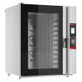 Diamond Heteluchtoven | VISION LINE | 10 Niveaus | 50°C/260°C | 400V | Automatische Bevochtiging | Zelfreiniging | Touchscreen | 970x920x1210mm