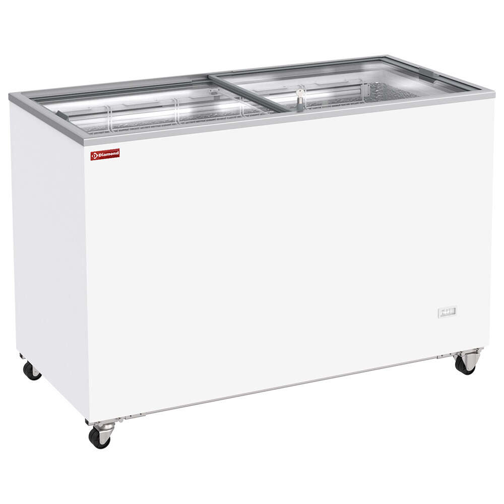 Diamond Vrieskist | 410L | Wit | -15°C/-23°C | Statisch | Schuifdeksels | 1305x635x890mm